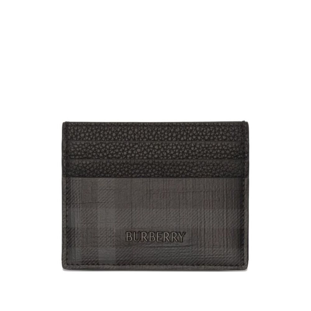 Burberry Men Check Credit Card Case